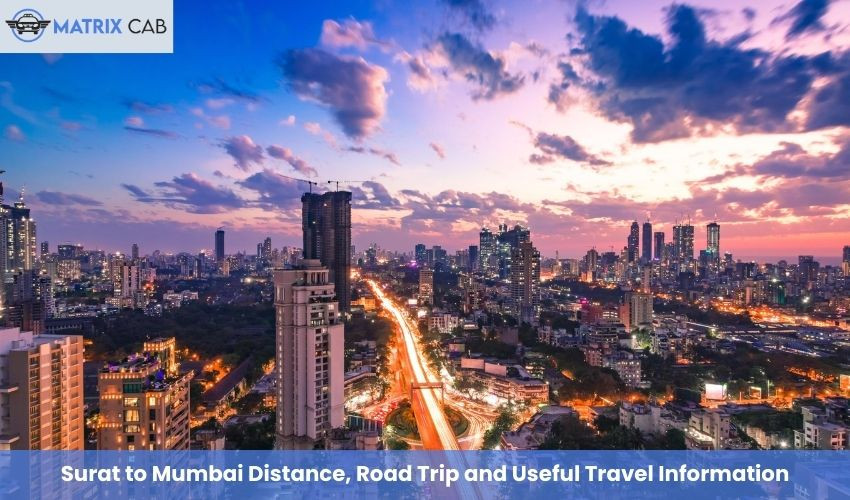 Surat to Mumbai Cab ₹3499  Distance & Travel Guide